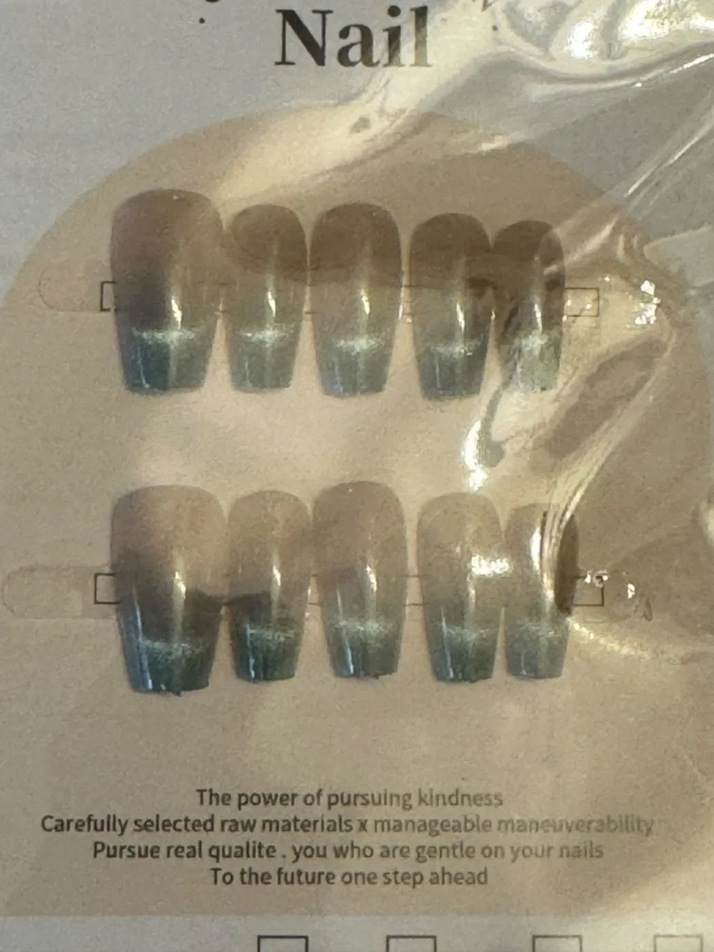 Assorted Press-On Nail Sets in Pink, Green, Blue and Neutral Shades